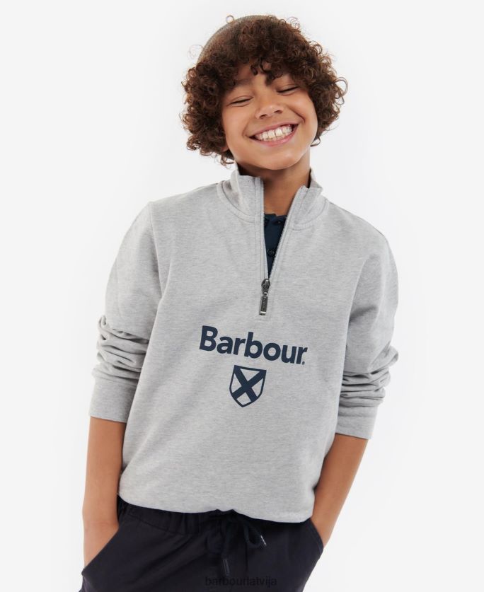 Barbour zēni floyd pusrāvējslēdzējs P8J88A2522 apģērbs flote