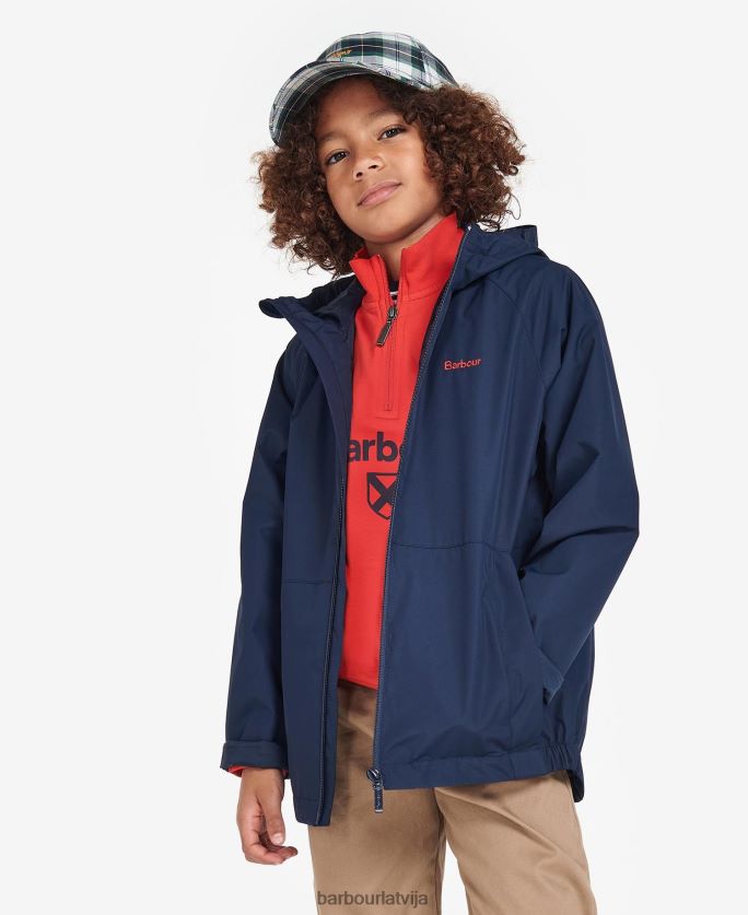 Barbour zēni cromar dušas necaurlaidīga jaka P8J88A2492 apģērbs okers