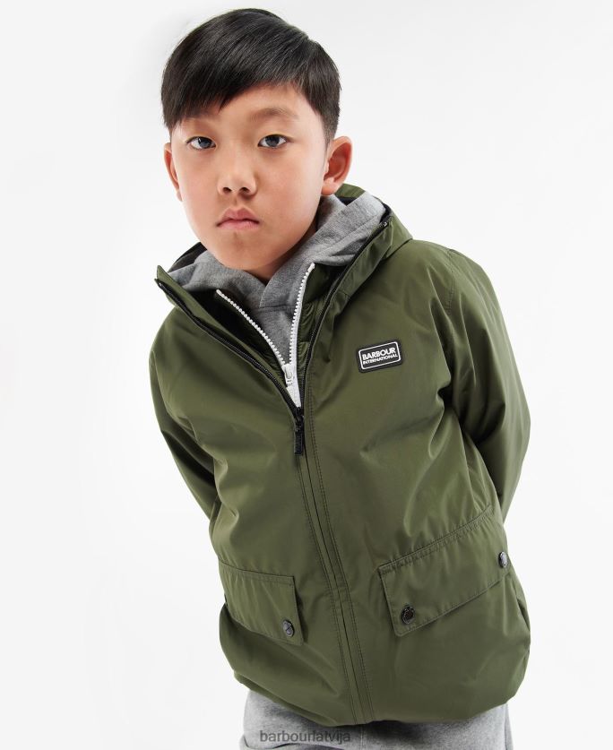 Barbour zēni kenetic dušas jaka P8J88A2498 apģērbs klasisks melns