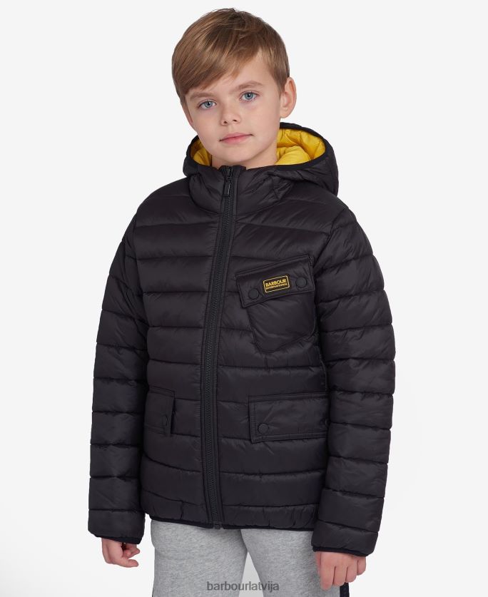 Barbour zēni ouston stepēta jaka ar kapuci P8J88A2482 apģērbs patiesi zils