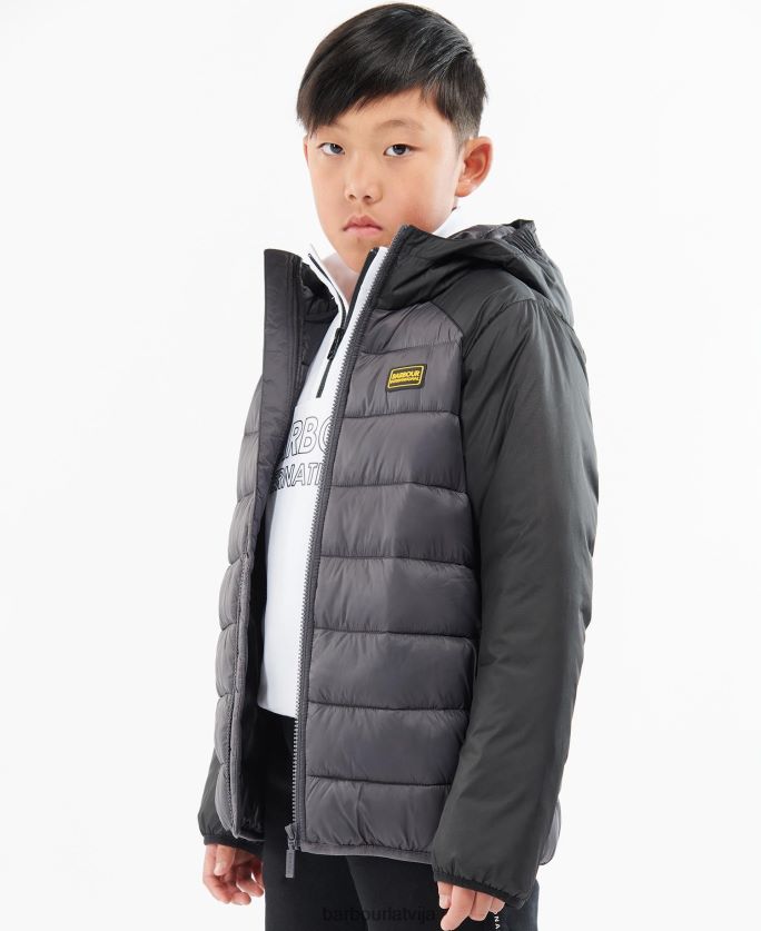 Barbour zēni stepēta dulviča jaka ar kapuci P8J88A2479 apģērbs flote
