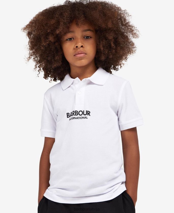 Barbour zēni formulas polo krekls P8J88A2533 apģērbs pikants apelsīns