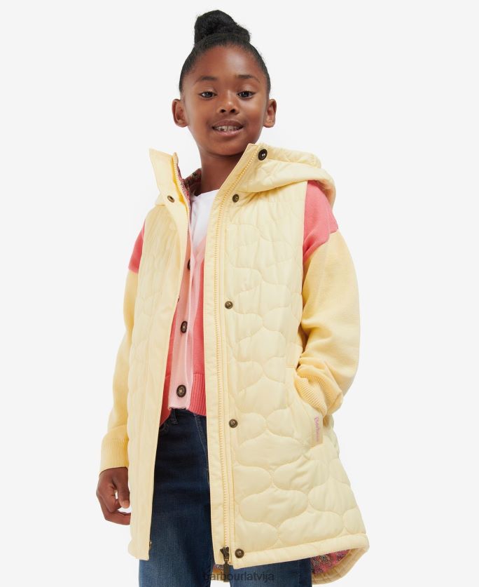 Barbour meitenes nahla āķu jedu gilet P8J88A2557 apģērbs prīmulas/retro ziedu