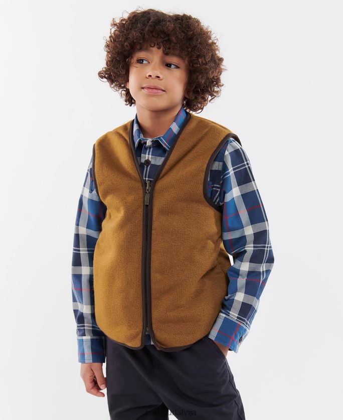 Barbour zēni laineris P8J88A2487 apģērbs Beaufort kažokādas laineris