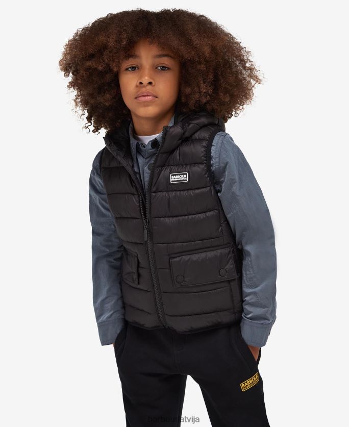 Barbour zēni sacīkšu žakets ar kapuci P8J88A2495 apģērbs klasisks oranžs