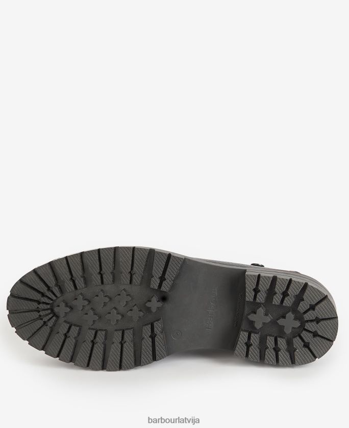 Barbour sievietes velma loafers P8J88A2141 apavi tumši brūns