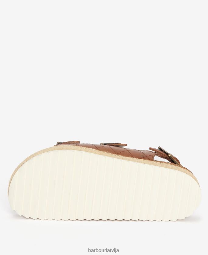 Barbour sievietes helena flatform sandales P8J88A2103 apavi zelta metālisks