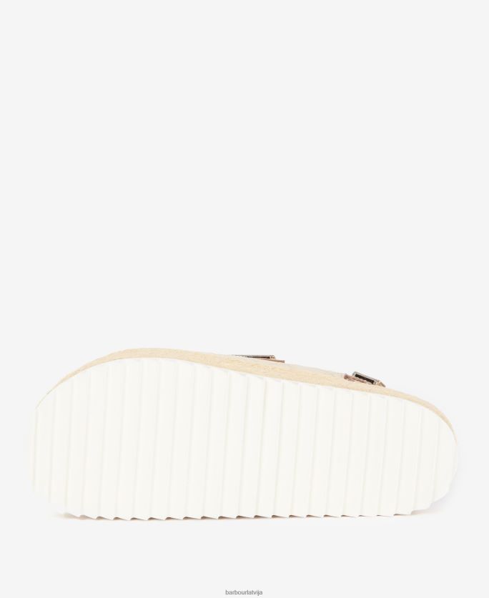 Barbour sievietes helena flatform sandales P8J88A2110 apavi zelta metālisks