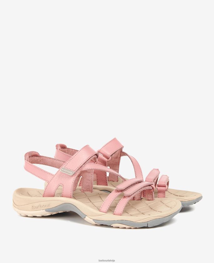 Barbour sievietes kenmore strappy sporta sandales P8J88A2094 apavi iedegums