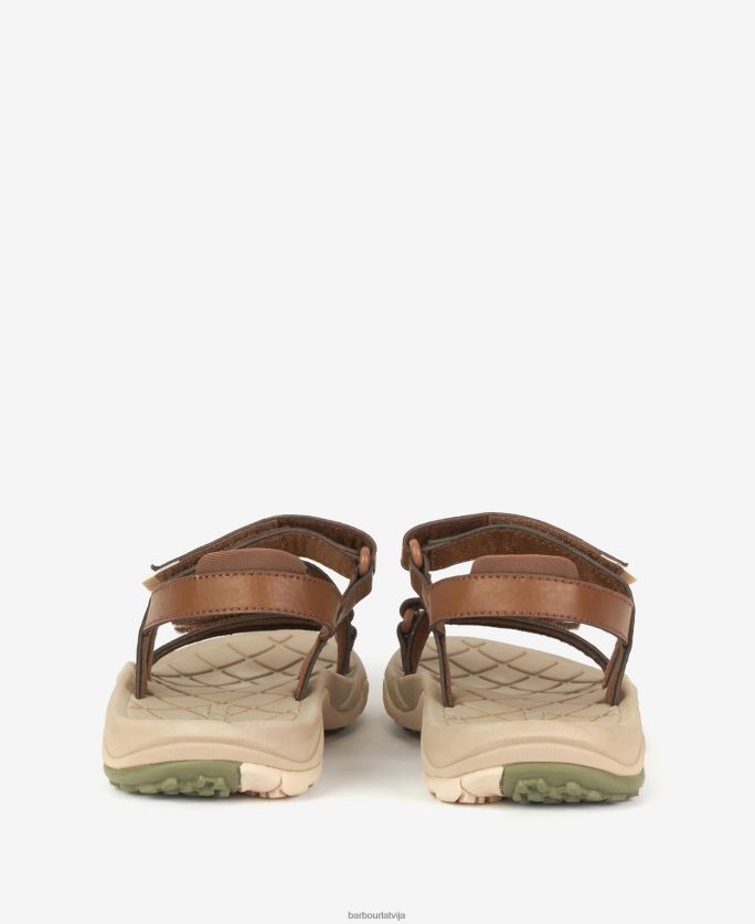Barbour sievietes kenmore strappy sporta sandales P8J88A2102 apavi iedegums