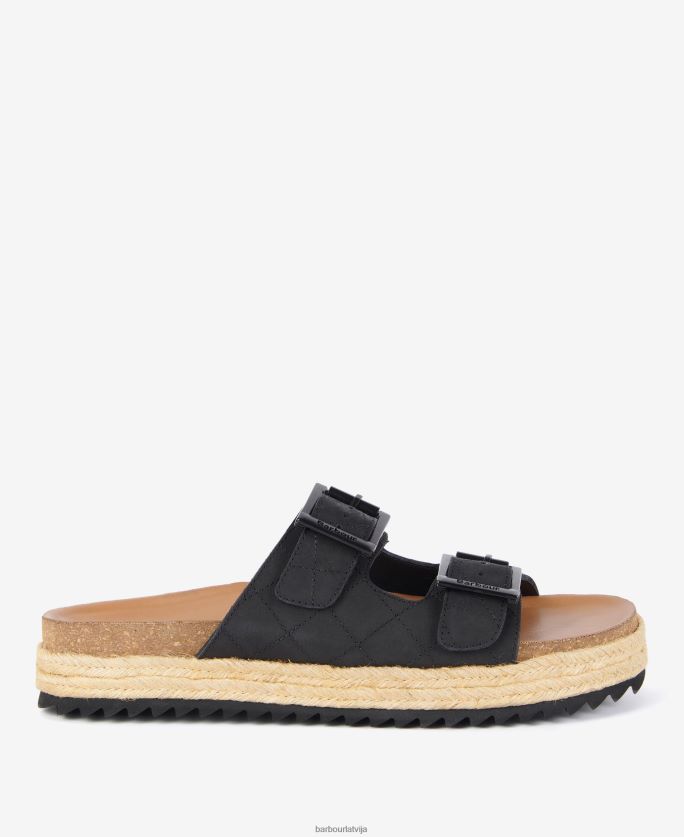 Barbour sievietes pamela briljanta stepētas sandales P8J88A2111 apavi klasisks balts