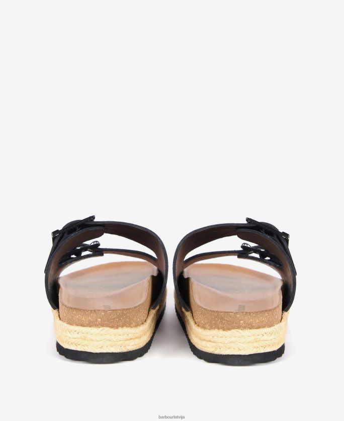 Barbour sievietes pamela briljanta stepētas sandales P8J88A2111 apavi klasisks balts
