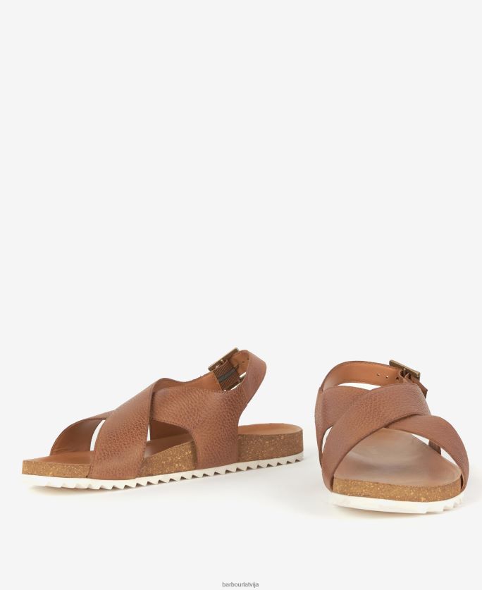 Barbour sievietes rocelle cross-over siksnu sandales P8J88A2123 apavi konjaks