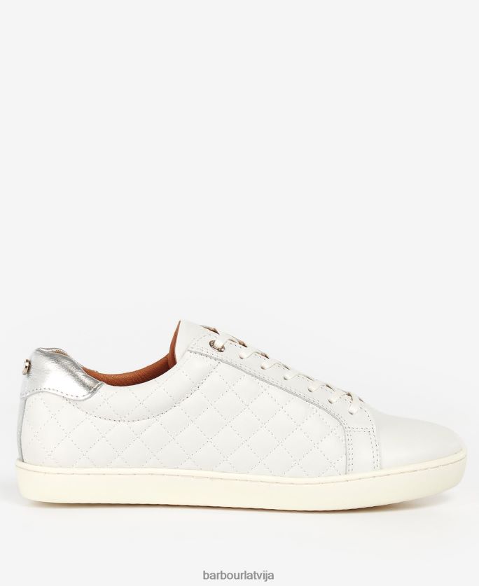 Barbour sievietes cosmo trenažieri P8J88A2130 apavi sudraba metāliska āda