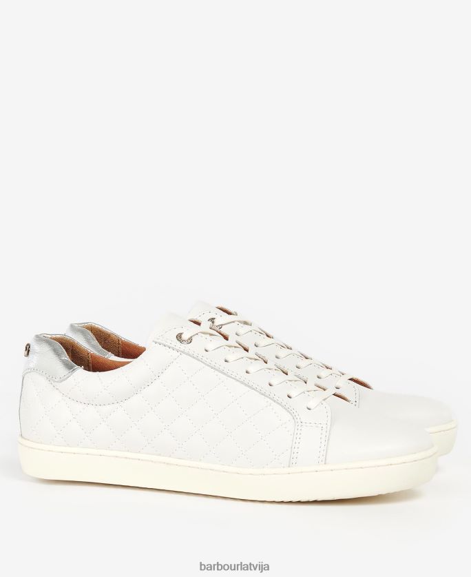 Barbour sievietes cosmo trenažieri P8J88A2130 apavi sudraba metāliska āda