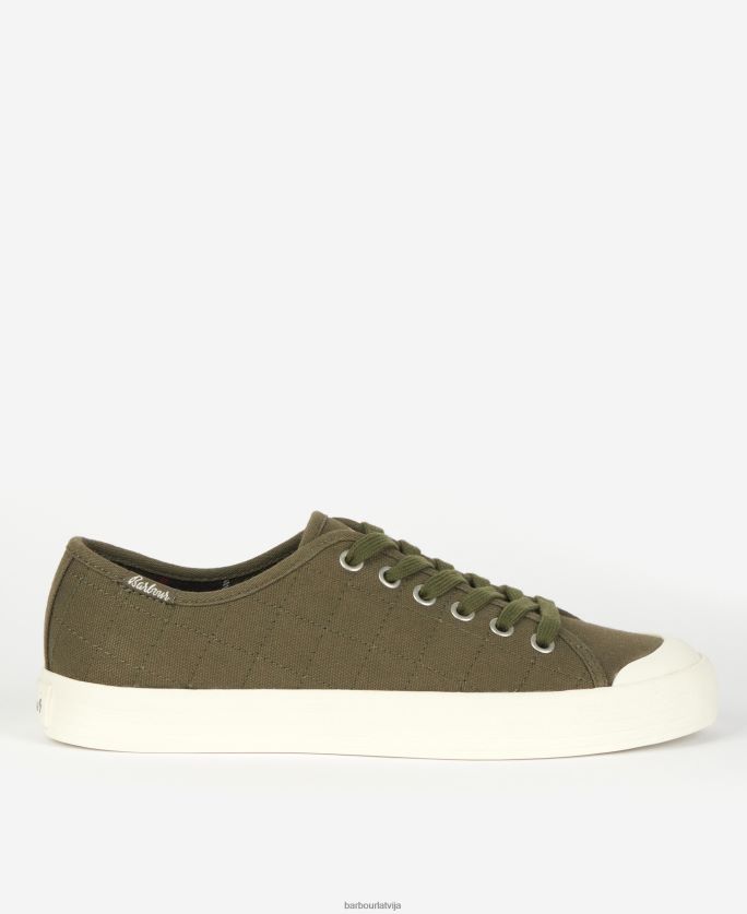 Barbour sievietes portree canvas trenažieri P8J88A2135 apavi ekru/gumija