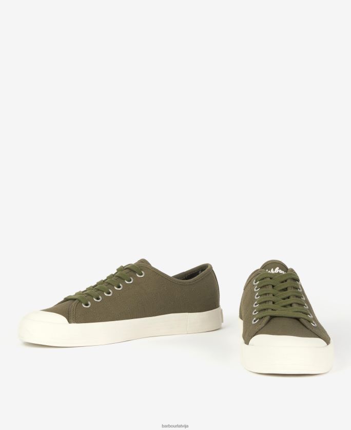Barbour sievietes portree canvas trenažieri P8J88A2135 apavi ekru/gumija