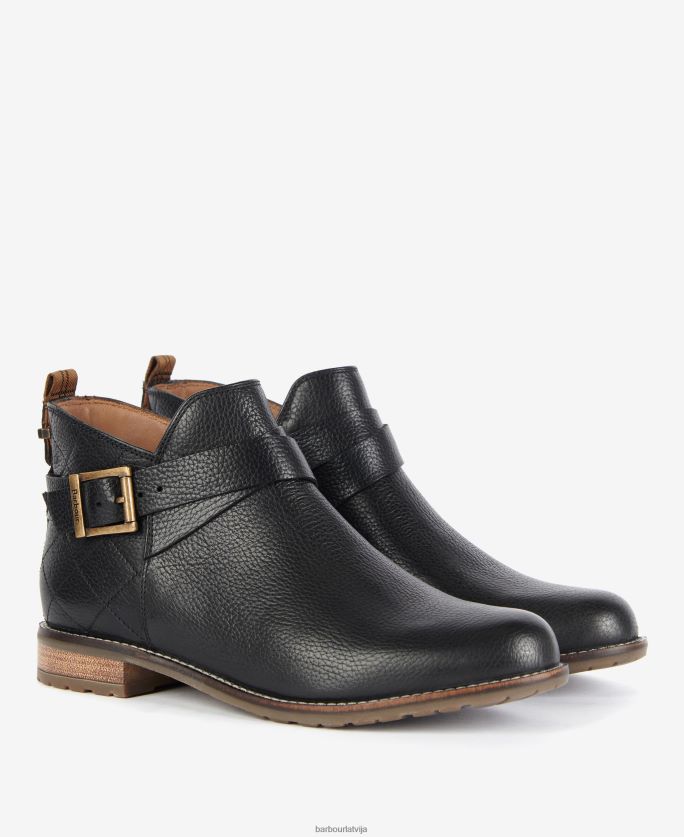Barbour sievietes darlene jostas zābaki P8J88A2078 apavi klasisks melns