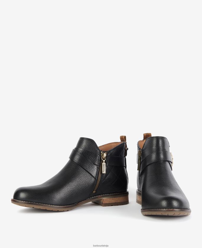 Barbour sievietes darlene jostas zābaki P8J88A2078 apavi klasisks melns