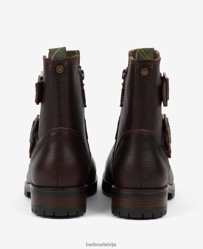 Barbour sievietes jahtu ostas zābaki P8J88A2054 apavi tumši brūns