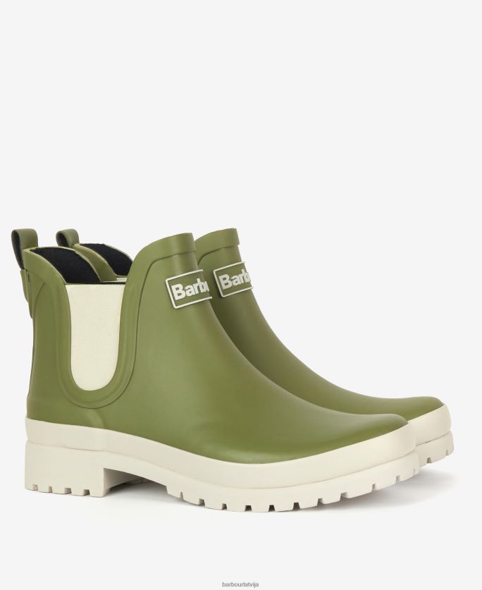 Barbour sievietes malvas velingtons P8J88A2167 apavi tumšs/rozā perforators
