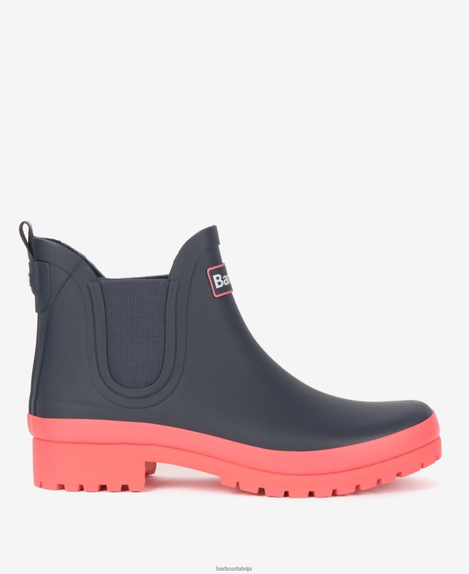 Barbour sievietes malvas velingtons P8J88A2174 apavi tumšs/rozā perforators