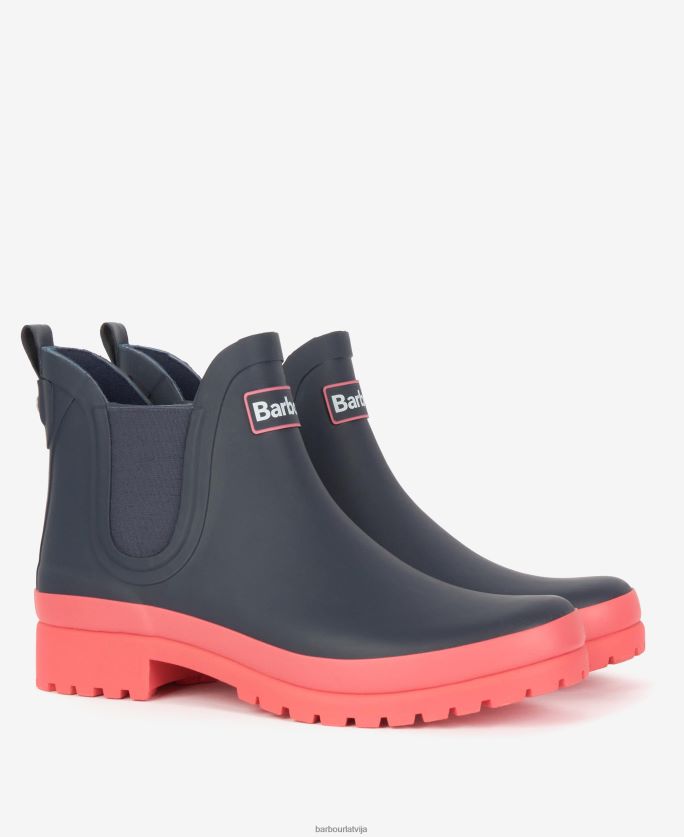 Barbour sievietes malvas velingtons P8J88A2174 apavi tumšs/rozā perforators