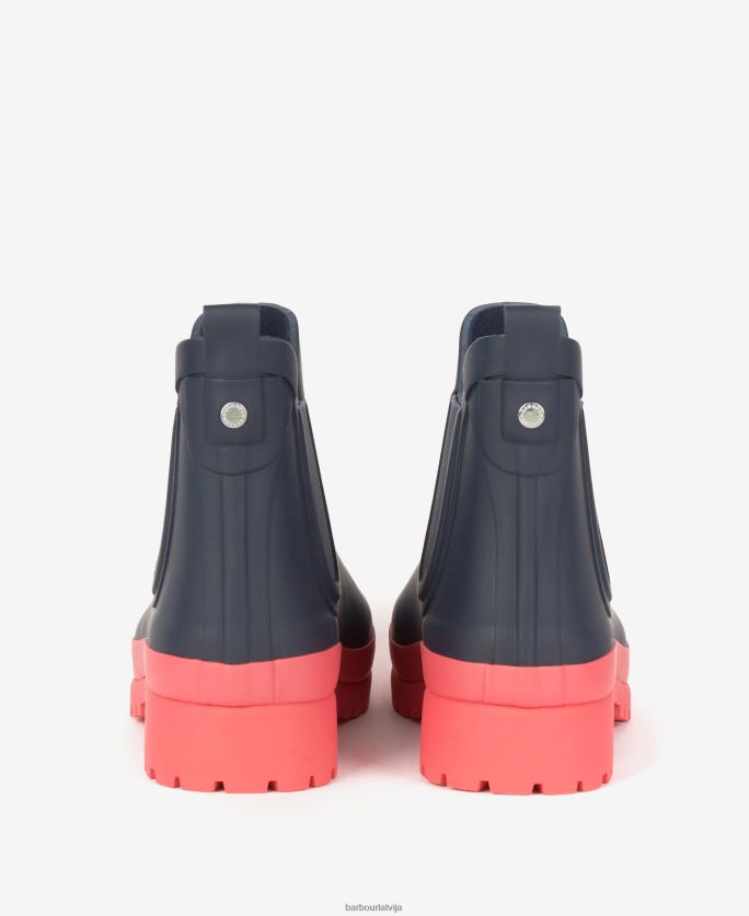 Barbour sievietes malvas velingtons P8J88A2174 apavi tumšs/rozā perforators