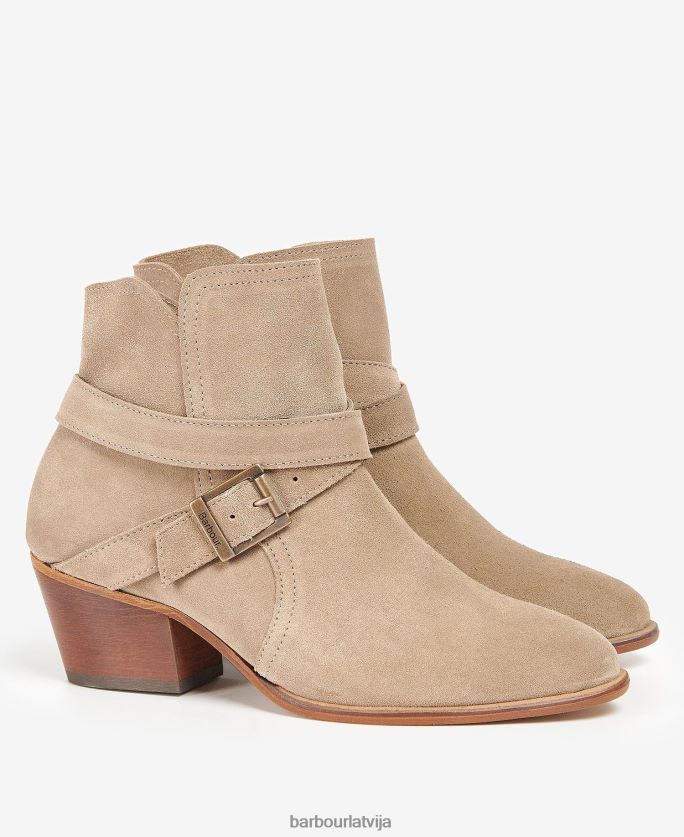 Barbour sievietes nives zābaki P8J88A2055 apavi taupe zamšādas