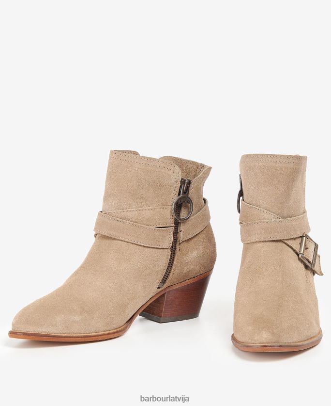 Barbour sievietes nives zābaki P8J88A2055 apavi taupe zamšādas