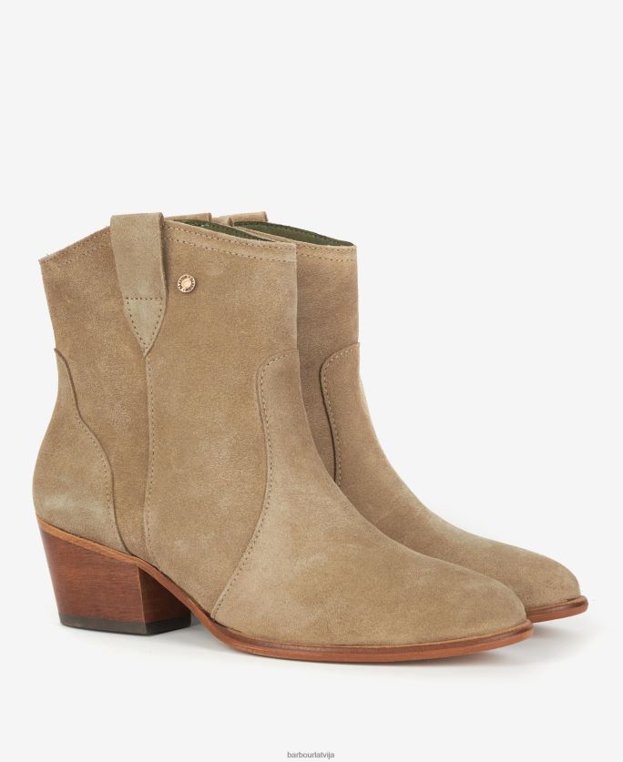 Barbour sievietes smilšaini rietumu zābaki P8J88A2053 apavi taupe