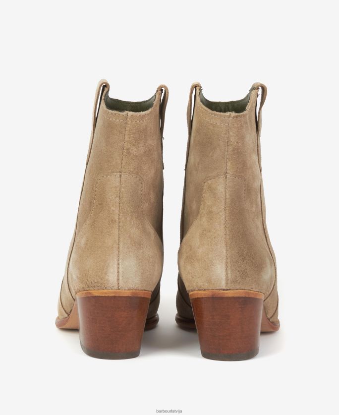 Barbour sievietes smilšaini rietumu zābaki P8J88A2053 apavi taupe