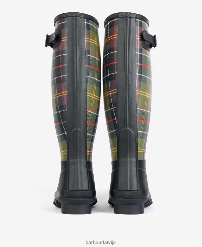 Barbour sievietes tartan bede wellingtons P8J88A2172 apavi klasiskais tartāns