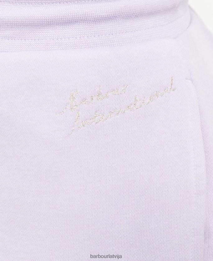 Barbour sievietes dambretes šorti P8J88A1794 apģērbs ledus fondants