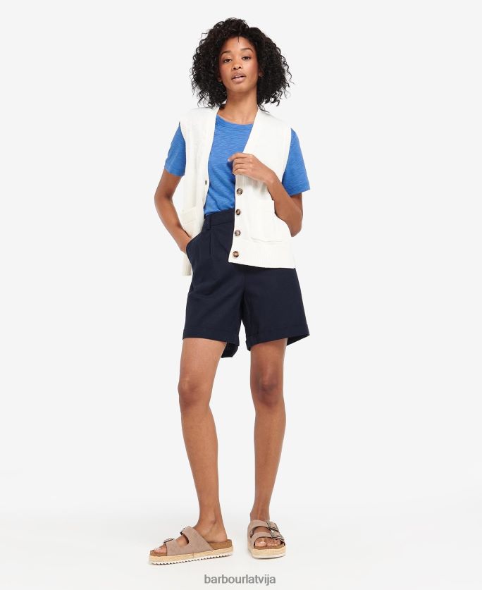 Barbour sievietes darla šorti P8J88A1781 apģērbs indigo