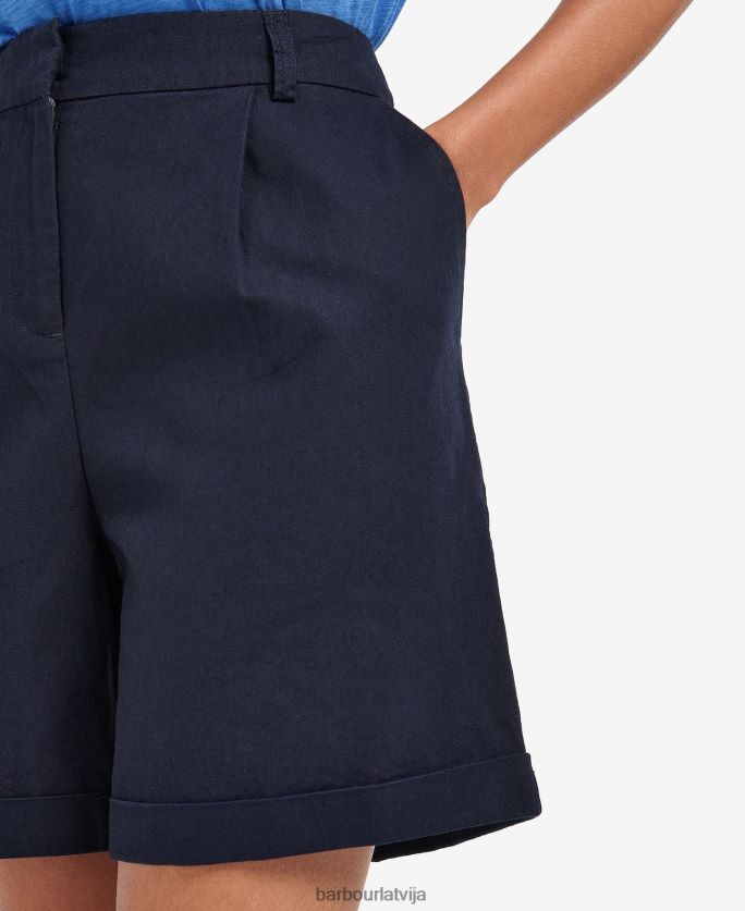 Barbour sievietes darla šorti P8J88A1781 apģērbs indigo