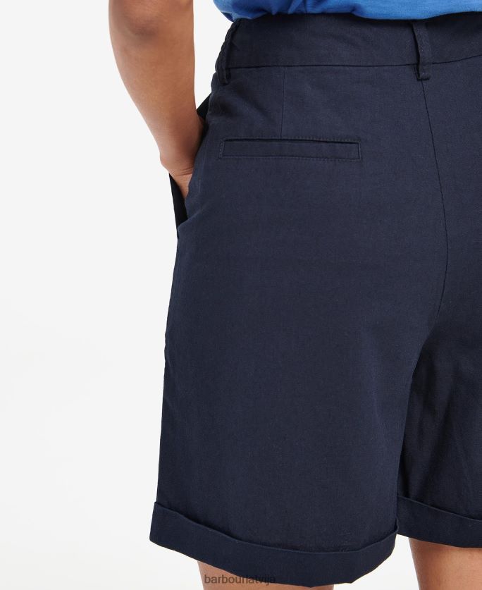 Barbour sievietes darla šorti P8J88A1781 apģērbs indigo
