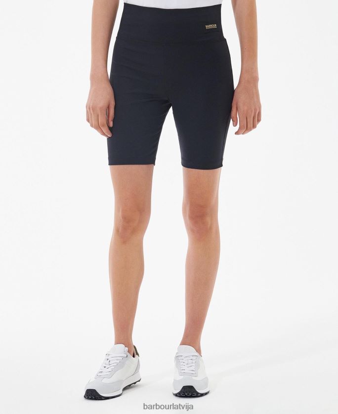 Barbour sievietes halton šorti P8J88A1790 apģērbs klasisks melns