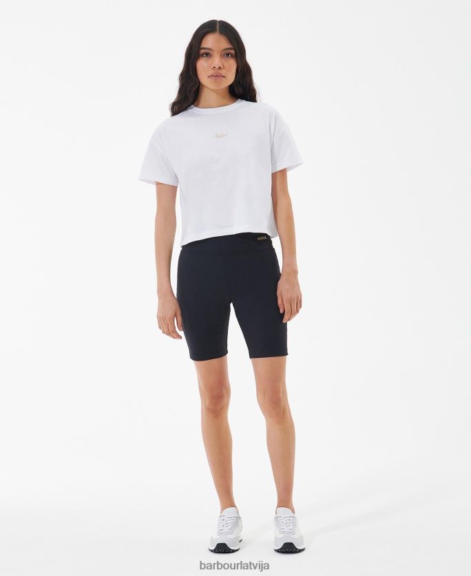 Barbour sievietes halton šorti P8J88A1790 apģērbs klasisks melns