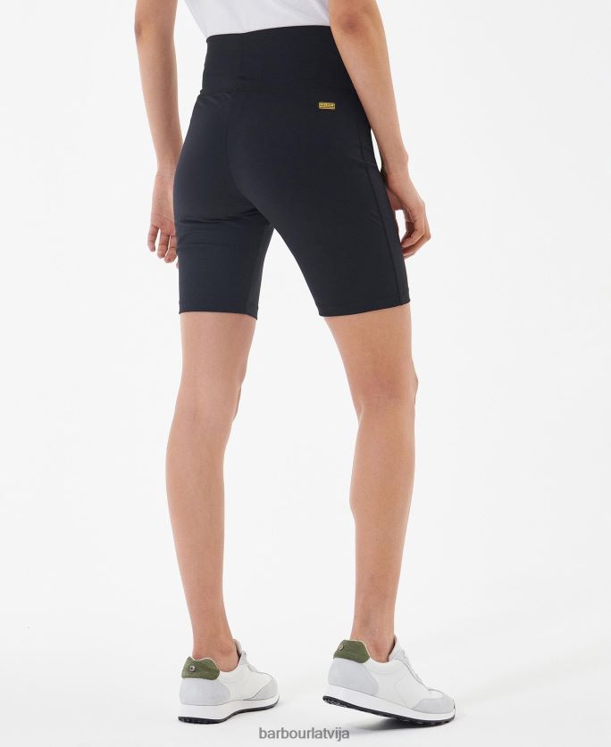 Barbour sievietes halton šorti P8J88A1790 apģērbs klasisks melns