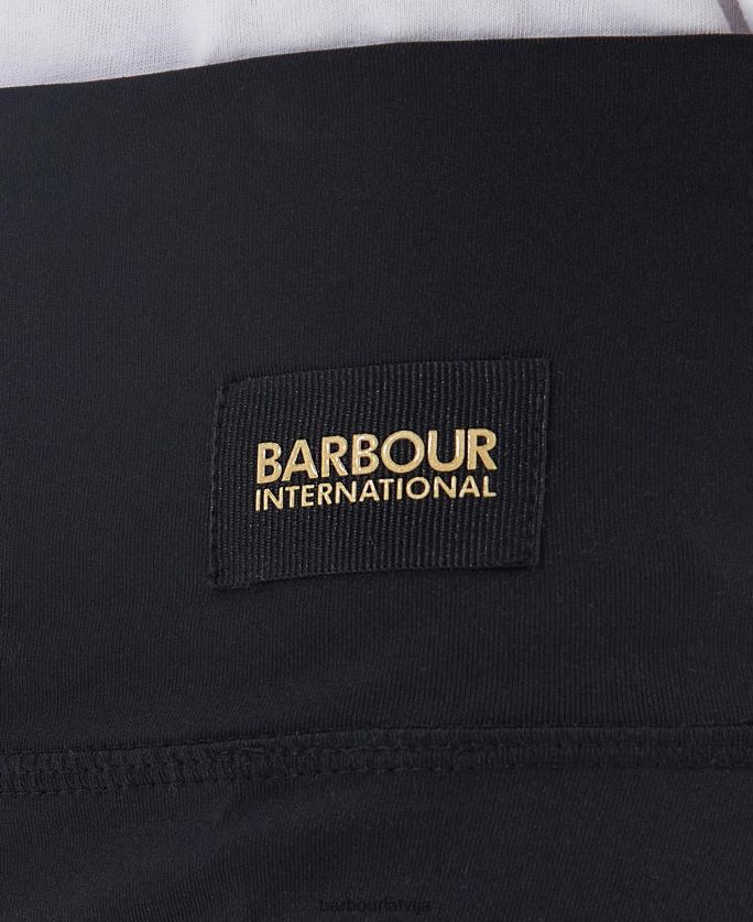 Barbour sievietes halton šorti P8J88A1790 apģērbs klasisks melns