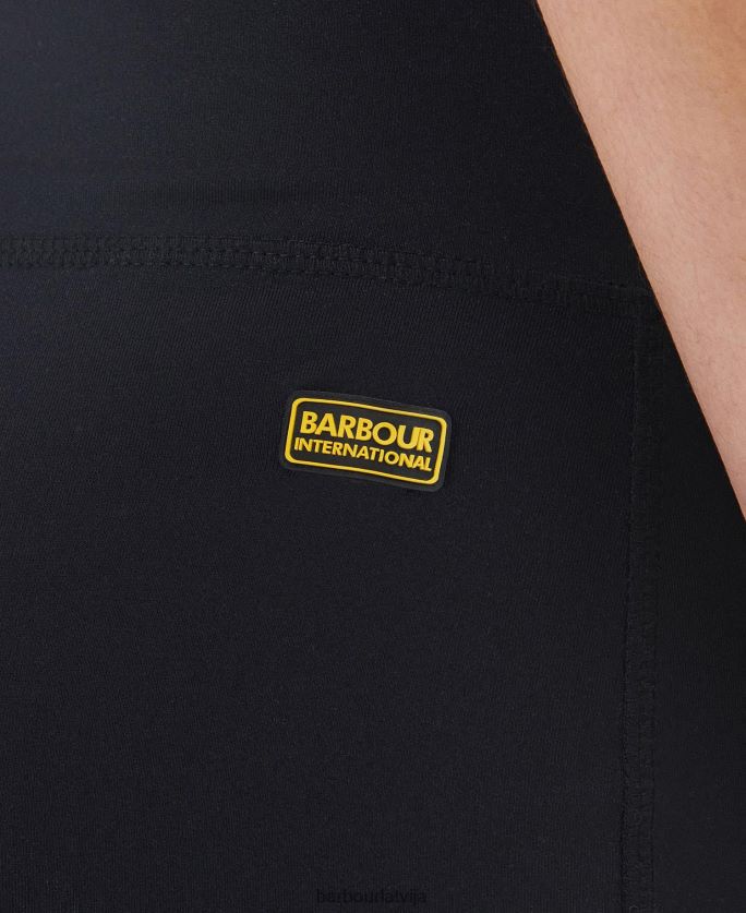 Barbour sievietes halton šorti P8J88A1790 apģērbs klasisks melns