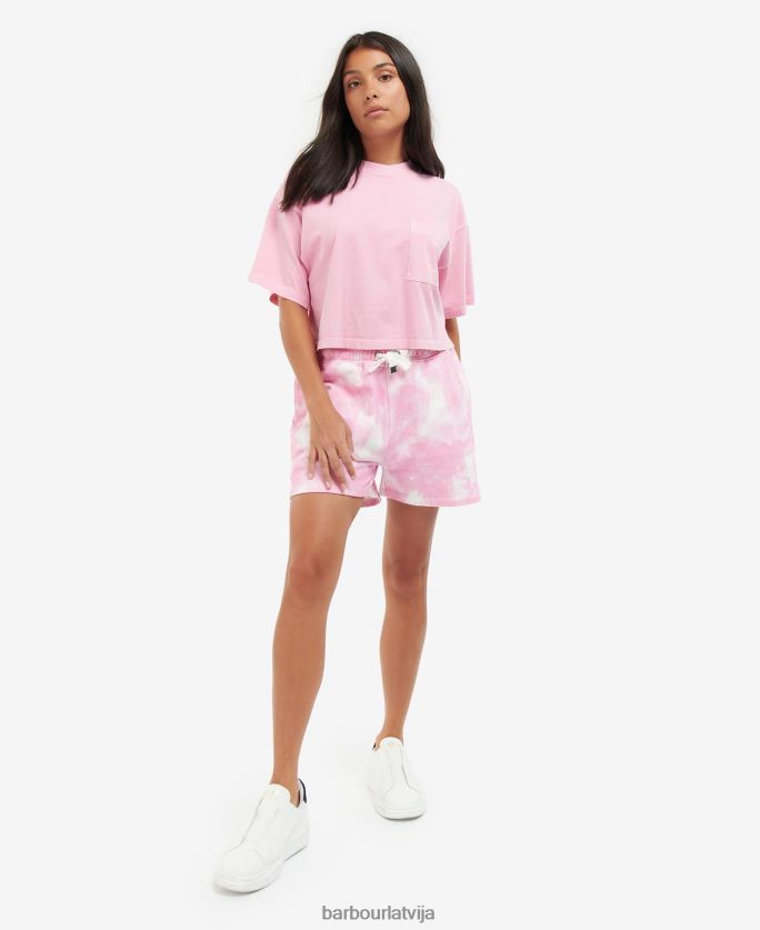Barbour sievietes šineti šorti P8J88A1796 apģērbs rozā simpātiju multi