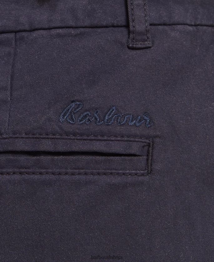 Barbour sievietes čino šorti P8J88A1767 apģērbs klasisks balts