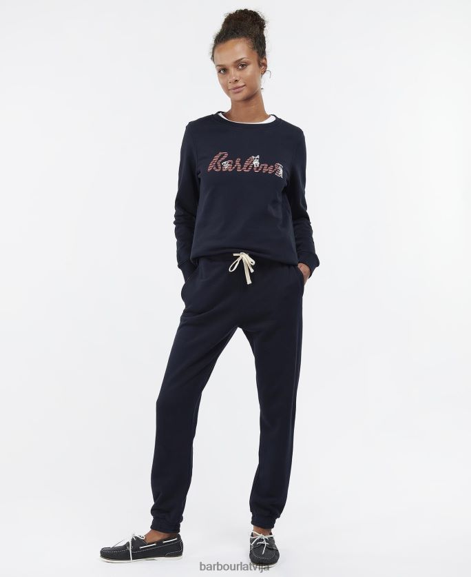 Barbour sievietes jogginghose ūdrs P8J88A1780 apģērbs melns