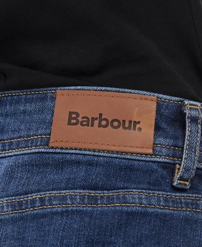 Barbour sievietes maddison džinsa šorti P8J88A1762 apģērbs ekru