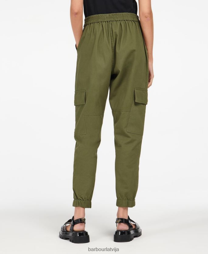Barbour sievietes monaco bikses P8J88A1784 apģērbs melns