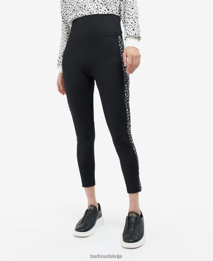 Barbour sievietes paviljona legingi P8J88A1809 apģērbs melns/multi