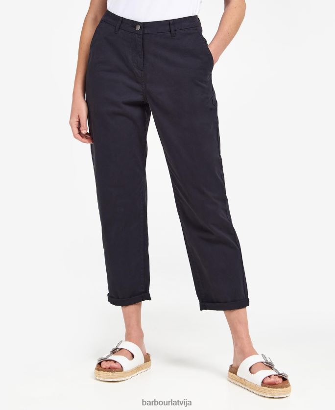Barbour sievietes ēteriskās chinos P8J88A1805 apģērbs klasiskā flote