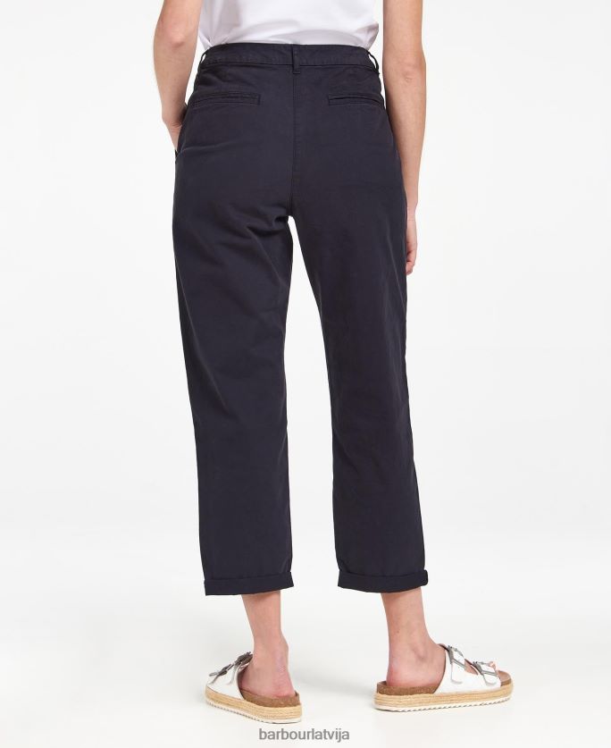 Barbour sievietes ēteriskās chinos P8J88A1805 apģērbs klasiskā flote